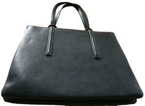 Borsa donna anni 50 vintage retrò borsa con manici kelly bag nera - Foto 1 di 8