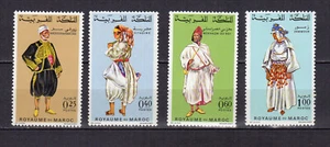 Maroc 1968 costumes série de 4 timbres neufs MNH /TE5377a - Imagen 1 de 1
