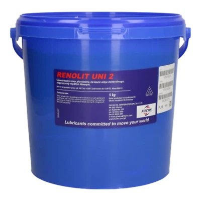 5Kg Fox Renolit Uni 2 Grasa Litio Lubricante Industria Camión Autobús Agro Foto 1 de 3