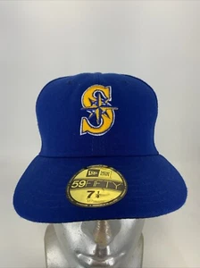 Seattle Mariners Fitted 59fifty 7 1/4 Throw Back Vintage Style - Picture 1 of 7