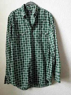 Pelele Western Lucky Brand Diamante Perla Snap Gene Montesano Rockabilly Para Hombres M Foto 1 de 4