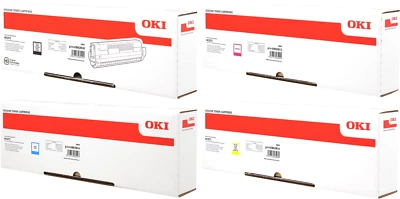 Original OKI MC 873 Toner Kassetten MC833dnct MC873dn MC873dnct MC873dnv MC883dn - Bild 1 von 4