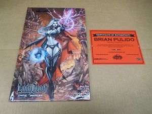 Lady Death Apocalyptic Abyss #1 Hardcover SIGNED W/ COA Brian Pulido 2018 - Picture 1 of 3