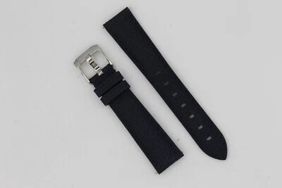 New Tag Heuer BC0943 Blue Denim Leather 18mm Watch Band Bracelet Strap - Image 1 of 4