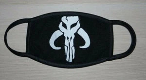 Star Wars Mandalorian Washable Reusable Face Mask-2 Pack Mouth Mask Cover New - Picture 1 of 3