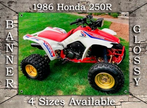 Honda Fourtrax 250R 1986 TRX QUAD BANNER restaurado fabricante de equipos originales todo terreno - Imagen 1 de 6