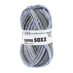 Lang Yarns Super Soxx Silk Color 4-Ply 410 - Picture 1 of 3