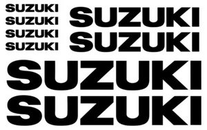 8 Piezas Calcomanías Adhesivas Suzuki, Motocicleta Moto Bandit GSX GSXR SV650 Hayabusa - Imagen 1 de 2