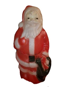 Vintage Christmas Blow Mold Santa 1968 Empire Plastic Corp Tabletop *No light* - Picture 1 of 2