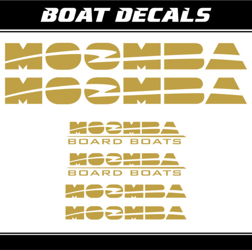 Moomba Board Stickers 80cm XL Båt Klistremerker Båt Klistremerker Wakeboard ORACAL