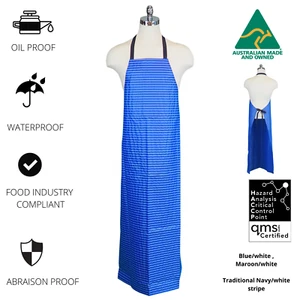 Waterproof Oil Proof Nylon Aprons Kitchen Cook Garden Butcher Cleaning Unisex - Picture 1 of 16