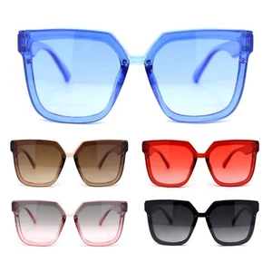 Girls Child Size Half Rim Rimless Horn Rim Designer Style Sunglasses - Picture 1 of 21