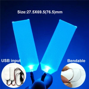DIY Bendable LED Light Eyes Kits for Iron Man Batman Helmet Mask Cosplay Parts - Picture 1 of 27