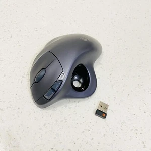 Logitech M570 Wireless Trackball Mouse with USB Reciever Dongle - Missing Ball - Picture 1 of 12