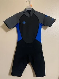 Body Glove Springsuit Wetsuit, YOUTH Unisex MEDIUM Black / Blue - Picture 1 of 7