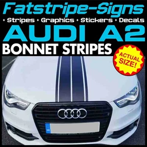 to fit AUDI A2 STRIPES GRAPHICS STICKERS DECALS CAR VINYL S-LINE QUATTRO 1.2 1.4 - Picture 1 of 2