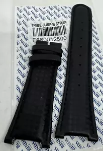 Breil Tribe Jump Black Original Strap N.O.S. Vintage F660012500 Black Mm26.7 - Picture 1 of 6