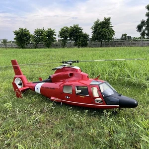 Roban 800size ARF AS-365 Dauphin RC Helicopter red Coast Guard Model Fuselage - Picture 1 of 8