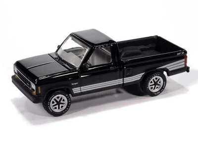 1987 Ford Ranger STX Alpine Black 1:64 Scale Model - Johnny Lightning JLCG037 - Image 1 of 3
