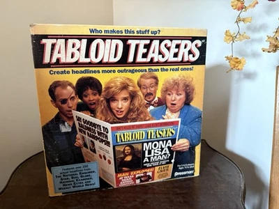 Tabloid Teasers Board Game #3655 Outrageous Headlines Pressman 1991 board game - Image 1 of 2