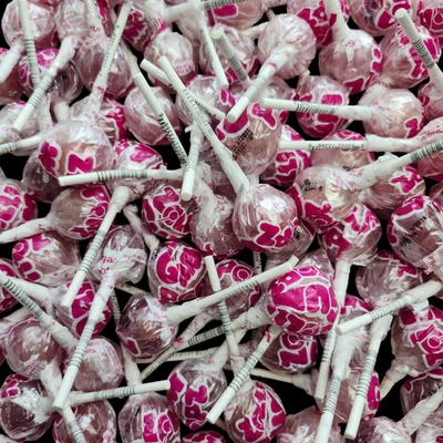 Bulk Wholesale Lot 447 Candy Popz MISSING GUM! Strawberry Lollipops by Zollipops - Image 1 of 2