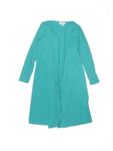Lularoe Girls Green Cardigan 10 - Picture 1 of 2