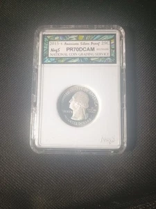 2015 S SILVER BLUE RIDGE PKWY QUARTER PCGS PR70 DCAM FIRST STRIKE - Picture 1 of 2