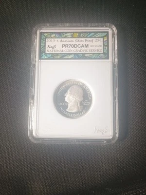 2015 S SILVER BLUE RIDGE PKWY QUARTER PCGS PR70 DCAM FIRST STRIKE - Image 1 of 2