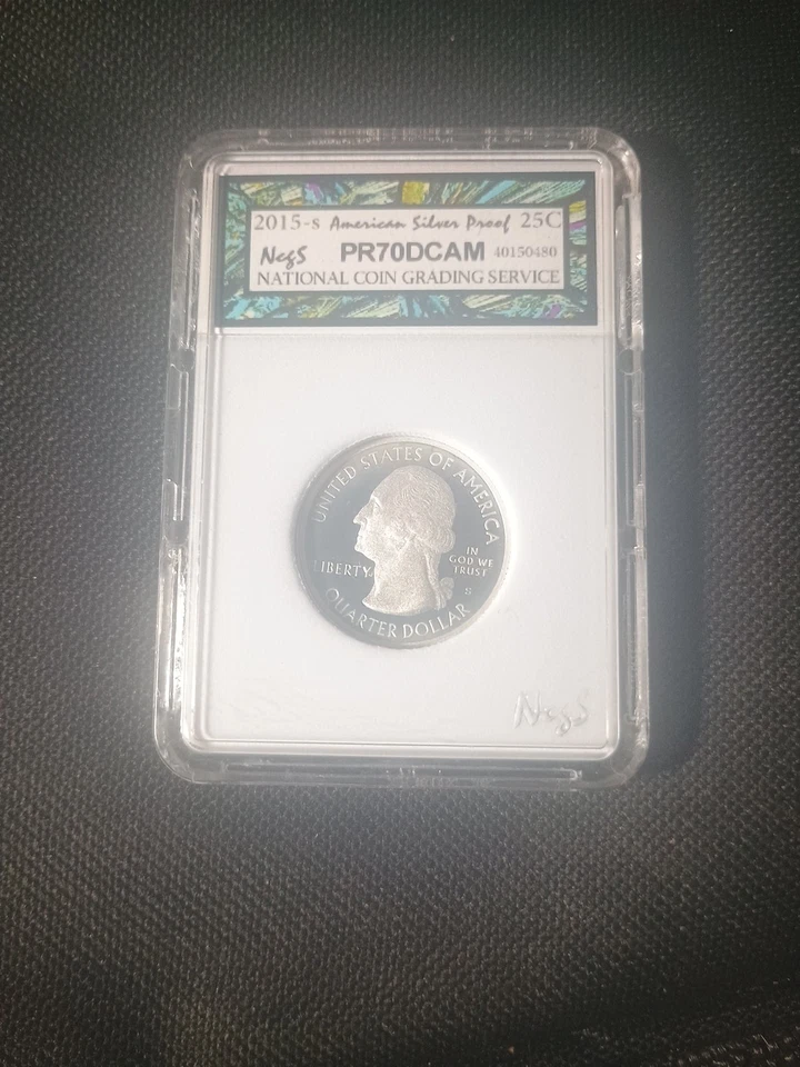 2015 S SILVER BLUE RIDGE PKWY QUARTER PCGS PR70 DCAM FIRST STRIKE - Image 1 of 2