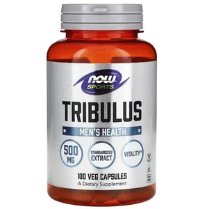 HB1- Now Foods Tribulus 500 mg 100 Veg Capsules GMP Quality Assured, Vegan, - Picture 1 of 1