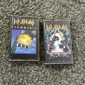 Def Leppard hysteria pyromania cassette tape a lot - Picture 1 of 4