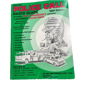 Radio Shack Police Call Radio Guide 1991 Edycja Tom 6 Straż pożarna Ratunkowa - Zdjęcie 1 z 8