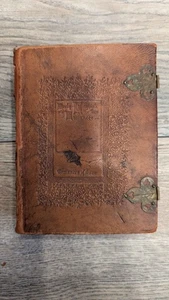 1908 frühe englische Romane Romanzen der Freundschaft verziertes Leder & Messing - Bild 1 von 6