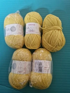 Sirdar Snuggly Replay DK Knitting Yarn Shade Good as Gold, 5 x 50g Balls Unused - Picture 1 of 4