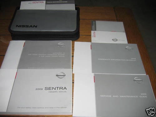 2009 Nissan Sentra Owners Manual USUARIO Juego Con / CD - Imagen 1 de 1