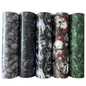 Sticker Bomb Vinyl Wrap Adhesive Skull Cartoon 30cm Print Bike Car Wrapping Film - Bild 1 von 32