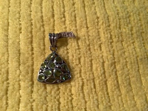 Sterling Silver Peridot Pendant - Picture 1 of 3