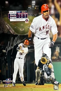 Garrett Anderson Signed 16x20 Photo Angels PSA 4A76996 - Picture 1 of 2