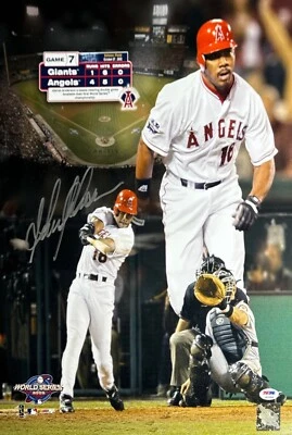 Garrett Anderson Signed 16x20 Photo Angels PSA 4A76996 - Image 1 of 2