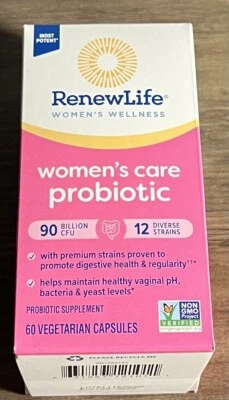 Renew Life Women's Care Probiotic 90 Billion CFU 60ct BNIB - Image 1 of 3