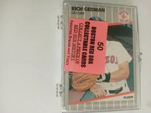 Lote de 50+ tarjetas surtidas de los Medias Rojas de Boston sin clasificar usadas varias marcas de años - Imagen 1 de 12