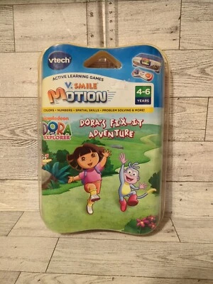 Vtech V.Smile V-Motion Nick Dora's Fix It Adventure Active Learning System New - Image 1 of 2