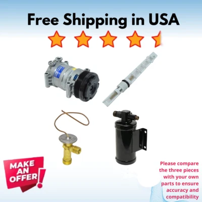 Kit Compresor A/C Fit Chevrolet P30 1997-2005, GMC P3500 1997-1999 Foto 1 de 4