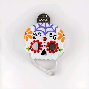 Day Of The Dead Eye Mask Halloween Celebration Costume Dress Up New - Picture 1 of 6