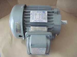 TECO Westinghouse EP0014C MAX-E1 Premium Efficiency Motor, 1 / 0.75 HP 230/460 V - Picture 1 of 16