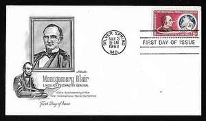 #C66 15c Montgomery Blair - Artmaster FDC  - Picture 1 of 2