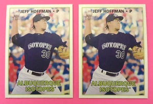 2 - 2016 Topps Heritage Minors, Albuquerque Isotopes - JEFF HOFFMAN - Picture 1 of 1