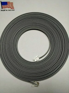 Loconet, DCC Cable for Digitrax, NCE, Walthers and more 50 foot cable w/plugs - Picture 1 of 4