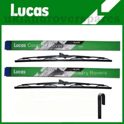 FORD RANGER WIPER BLADES 1999 to 2010 LUCAS QUALITY BRAND  2 x 18" - Imagem 1 de 4