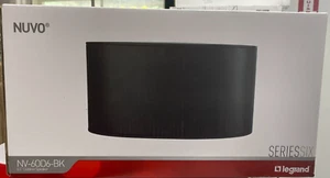Nuvo NV-6OD6 Series Six All-Weather Outdoor Speakers  Black  (One Pair) - Picture 1 of 4